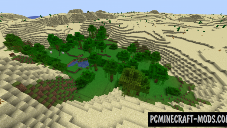 Vanilla+ New Biomes Mod For Minecraft 1.17.1, 1.16.5