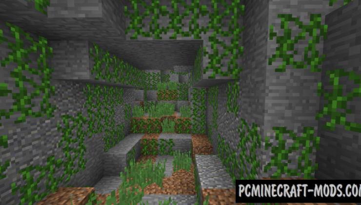 Cave Biomes - Gen Mod For Minecraft 1.17.1, 1.16.5, 1.16.4