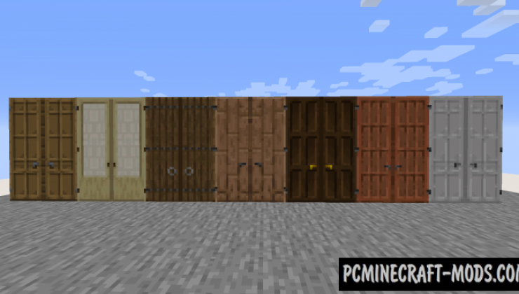 Dramatic Doors - Decor Mod Minecraft 1.19.2, 1.18.1, 1.17.1, 1.16.5