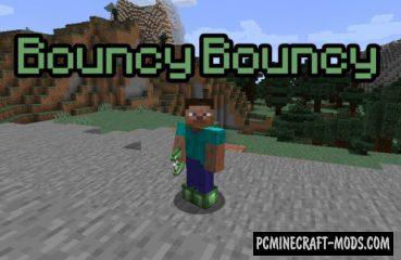 Bouncy Bouncy - Armor Mod For Minecraft 1.15.2, 1.14.4