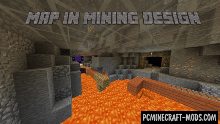 DeathRun Gold Mine - Minigame Map For Minecraft