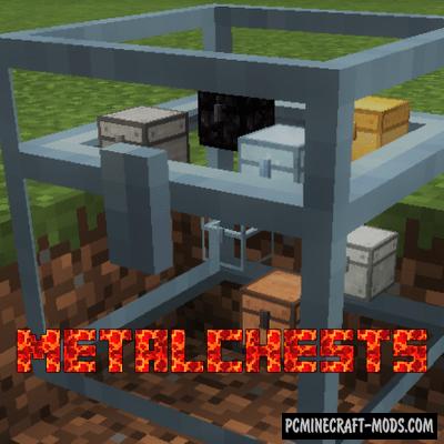 Metal Chests - New Blocks Mod For Minecraft 1.12.2