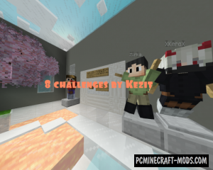 8 challenges by Kezit - Mini Games Map For MC