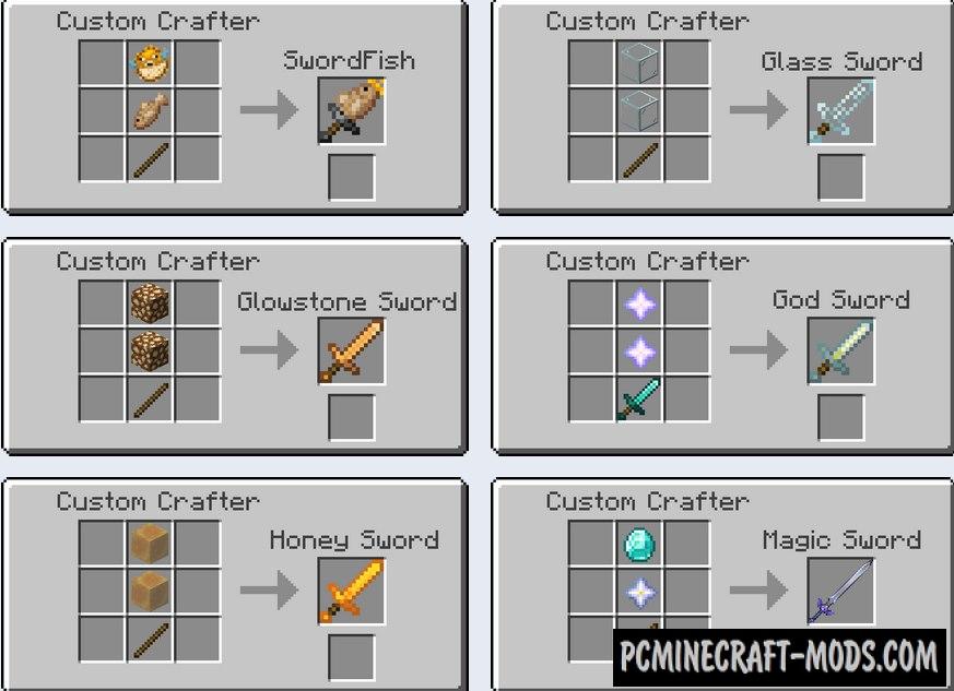 12 Custom Sword Data Pack for 1.20.2 – Unique Custom Swords