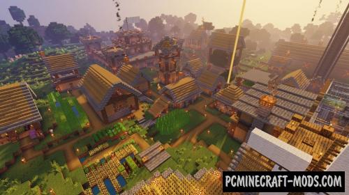 Hardcore Village Survival Map For Minecraft 1.17.1, 1.16