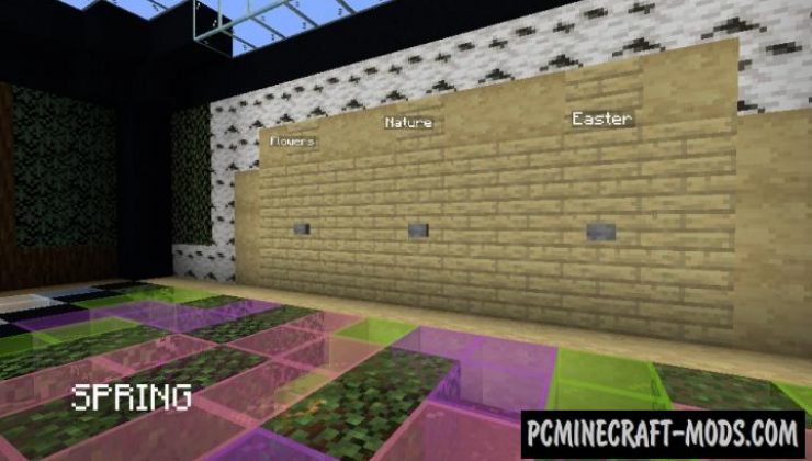 Seasonal Parkour Map For Minecraft