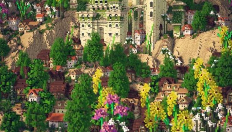 Green City - Castle Map For Minecraft