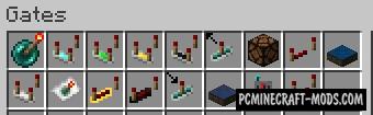 Redstone Gates - Mech Mod For Minecraft 1.19.2, 1.18.1, 1.16.5, 1.14.4