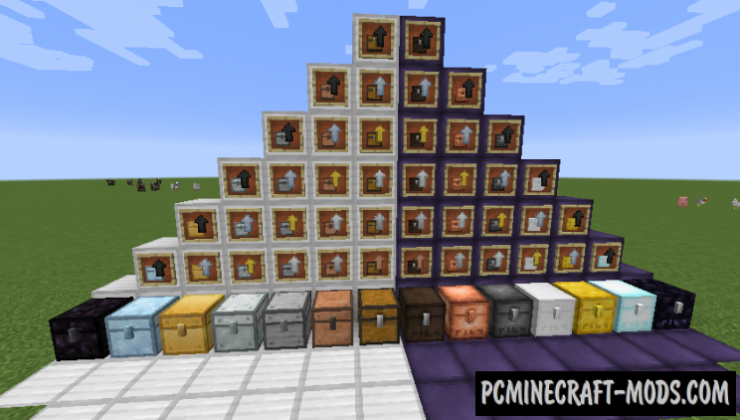 Metal Chests - New Blocks Mod For Minecraft 1.12.2