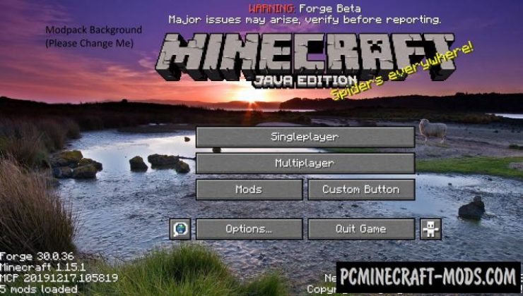 PackMenu - Custom GUI Mod Minecraft 1.19.2, 1.18.1, 1.17.1, 1.16.5