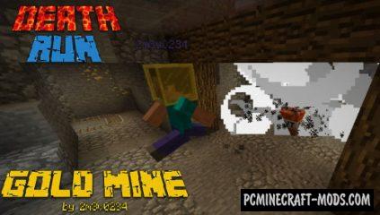 DeathRun Gold Mine - Minigame Map For Minecraft