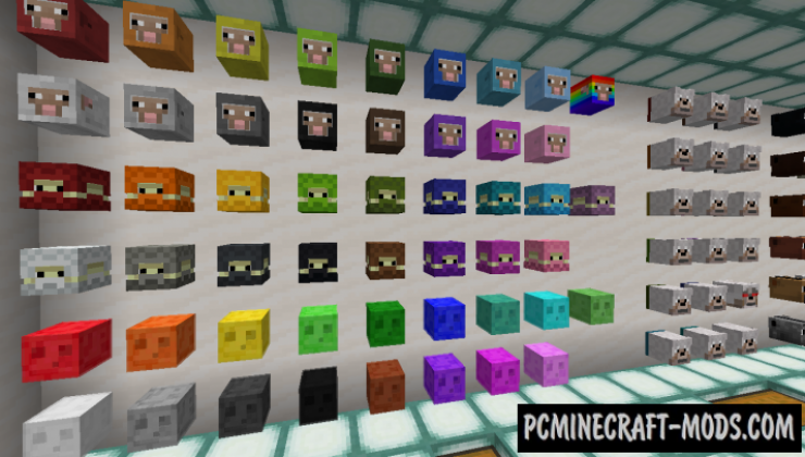 All Mob Heads Data Pack For Minecraft 1.20.2, 1.20.1, 1.19.4