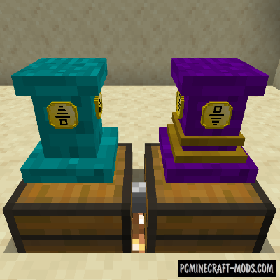 Pedestals - Tech, Decor, Cosmetic Mod For Minecraft 1.20.1, 1.19.2, 1.16.5