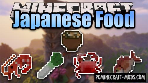 Japanese Food - New Plants, Fish Mod MC 1.16.1, 1.15.2, 1.14.4