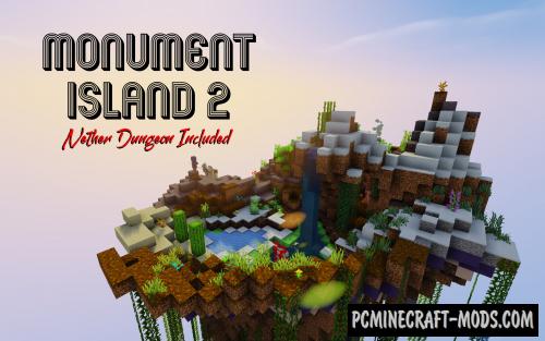 Monument Island 2 Survival Ctm Map For Mc 1 17 1 16 5 Pc Java Mods