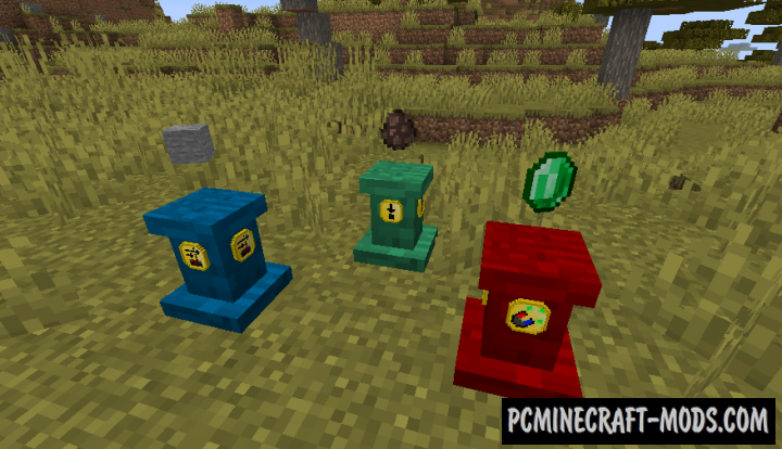 Pedestals - Tech, Decor, Cosmetic Mod For Minecraft 1.20.1, 1.19.2, 1.16.5