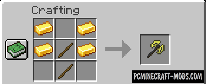 Double Bladed Axe - Weapon Mod For Minecraft 1.16.1, 1.15.2
