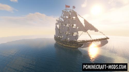Galeon - Building, Creation Map For Minecraft