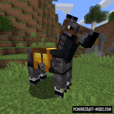 Netherite Horse Armor Mod For Minecraft 1.18.1, 1.17.1, 1.16.5