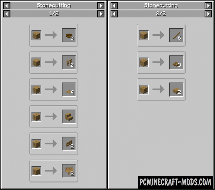 Actually Useful Stonecutter - Tool Block Mod MC 1.18.1, 1.17.1, 1.16.5