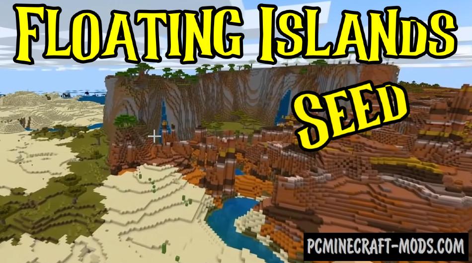 Floating Islands Pillager Outpost Seed For Mc 1 16 5 1 16 4 Pc Java Mods