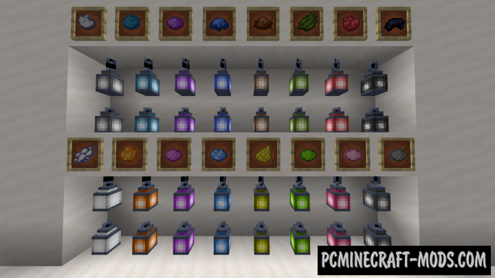 Lantern Colors - Decoration Mod For Minecraft 1.17.1, 1.16.5, 1.15.2