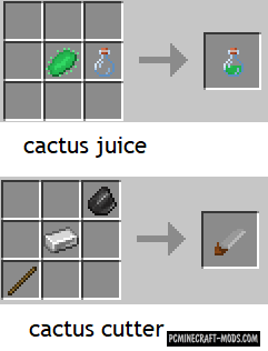Cactus Juice - Survival Tool Mod For Minecraft 1.16.5