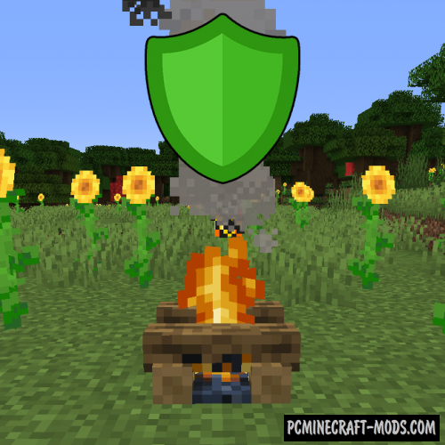 No Hostiles Around Campfire - Tweak Mod MC 1.20.4, 1.19.4, 1.18, 1.16.5