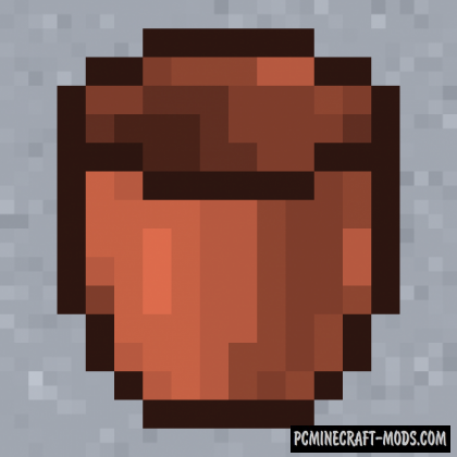 Ceramic Bucket - Surv Item Mod For MC 1.20.4, 1.19.3, 1.16.5, 1.16.4