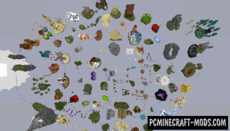 Parkour Islands - Minigame Map For Minecraft