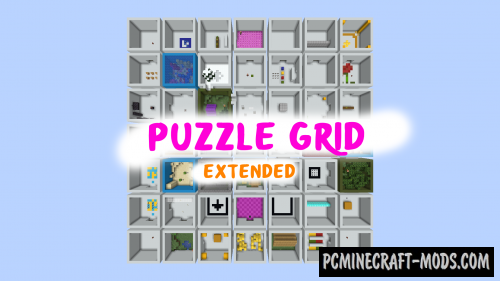 Puzzle Grid Extended Map For Minecraft