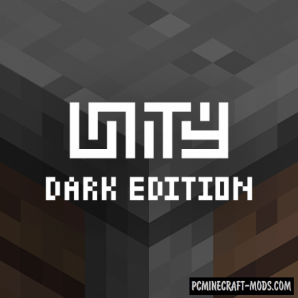 Unity: Dark Edition Texture Pack For Minecraft 1.20.2, 1.12.2