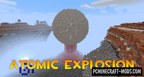Guns, Rockets and Atomic Explosions Mod For MC 1.17.1, 1.16.5