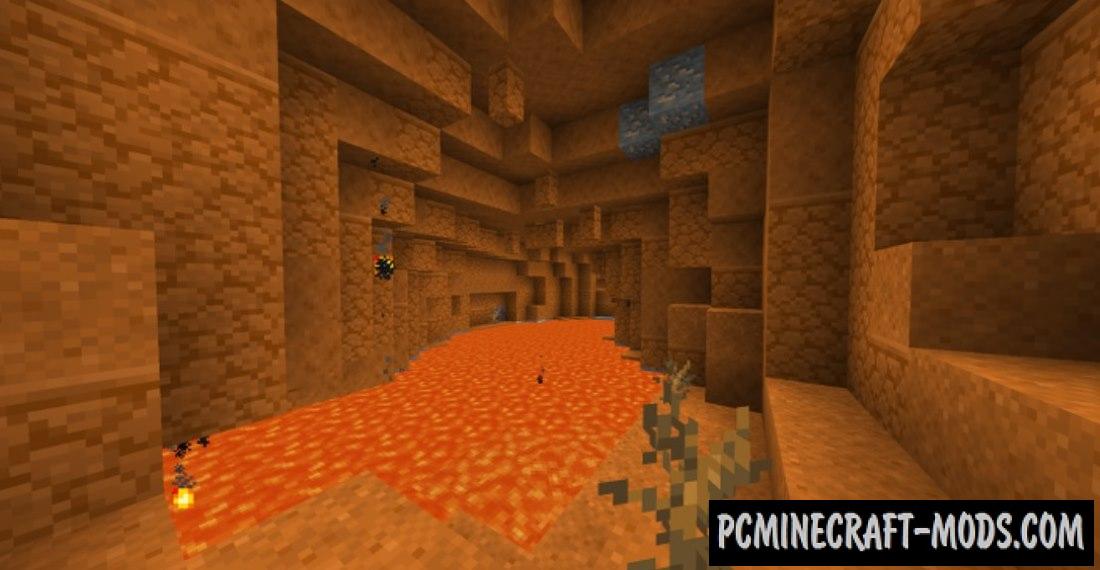 Cave Biomes - Gen Data Pack For Minecraft 1.16.5, 1.16.4