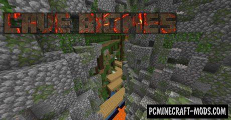 Cave Biomes - Gen Data Pack For Minecraft 1.16.5, 1.16.4