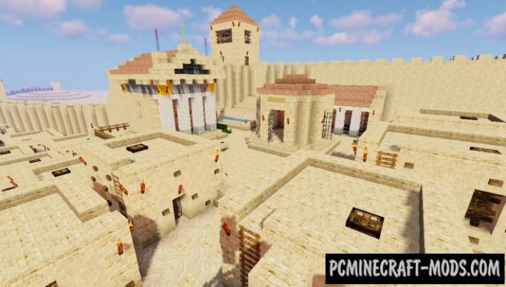 Lacandria - City, 3D Arts, House Map For Minecraft 1.19