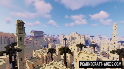 Lacandria - City, 3D Arts, House Map For Minecraft