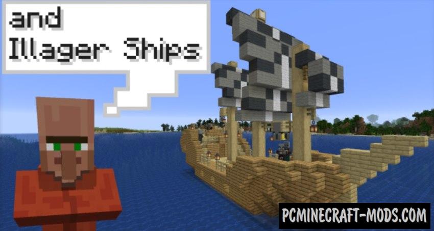 Ships out on the Oceans Data Pack For Minecraft 1.19.4, 1.16.5