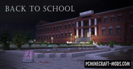 Back to School - Horror, Puzzle Map For Minecraft