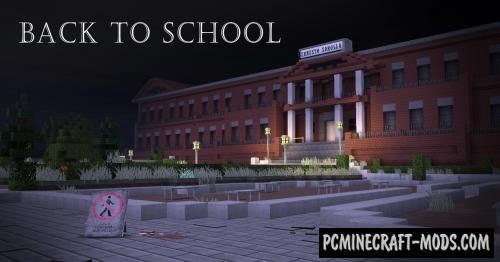 Back to School - Horror, Puzzle Map For Minecraft