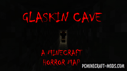Glaskin Cave - Horror, Puzzle Map For Minecraft 1.19