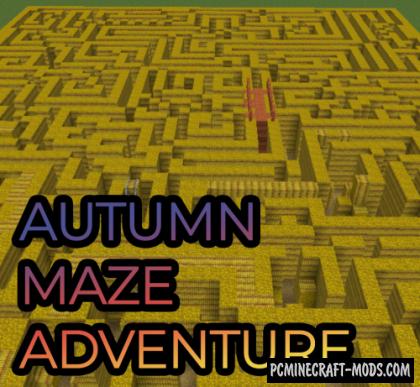 Autumn Maze Adventure - Puzzle Map For MC