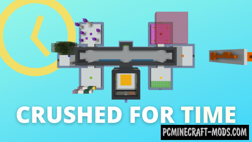Crushed For Time - Parkour, Puzzle Map For MC 1.19