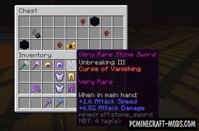 RPG Loot, Mobs & Dungeons Data Pack For MC 1.19.2, 1.18.2