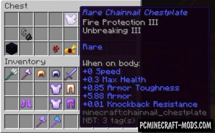 RPG Loot, Mobs & Dungeons Data Pack For MC 1.19.1, 1.18.2