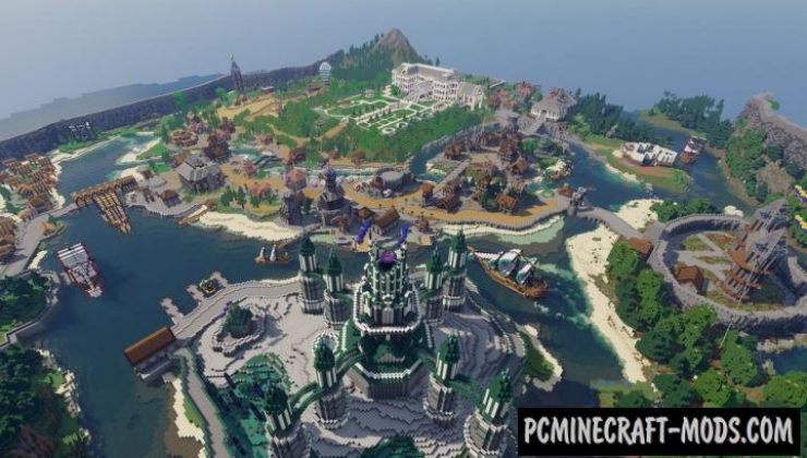 Medieval Island Kingdom Map For Minecraft 1.19