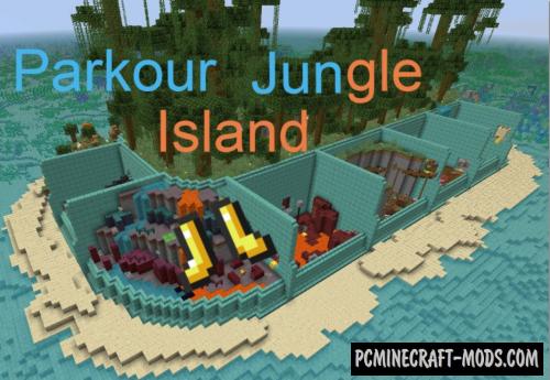 Parkour Jungle Island Map For Minecraft