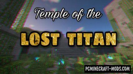 Temple of the Lost Titan - Adventure Map For MC