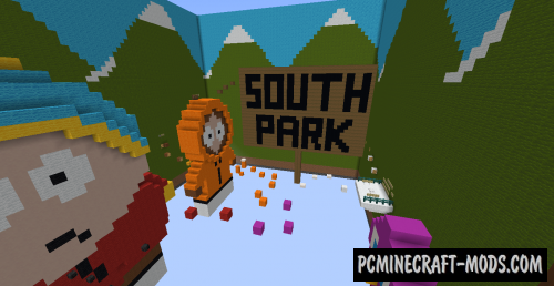 South Parkour Map For Minecraft