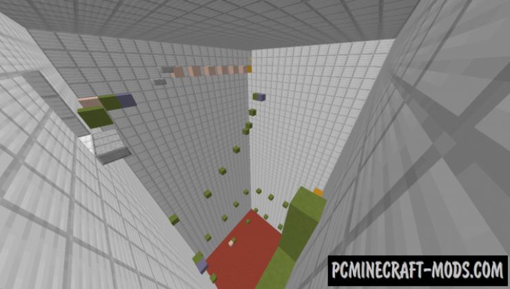 25 Levels of Parkour With Effects Map For MC 1.18.2